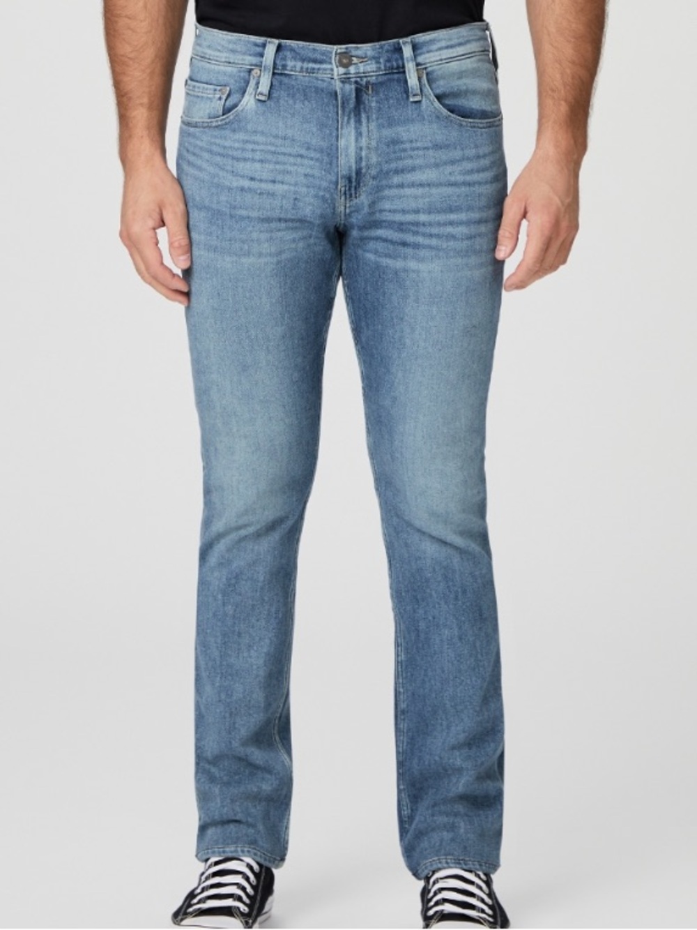 PAIGE Federal Straight Leg Jeans 32x32 Rossford Medium Blue Stretch